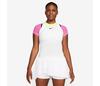 Nike Court Advantage Short Sleeve Top (W) (White/Pink)