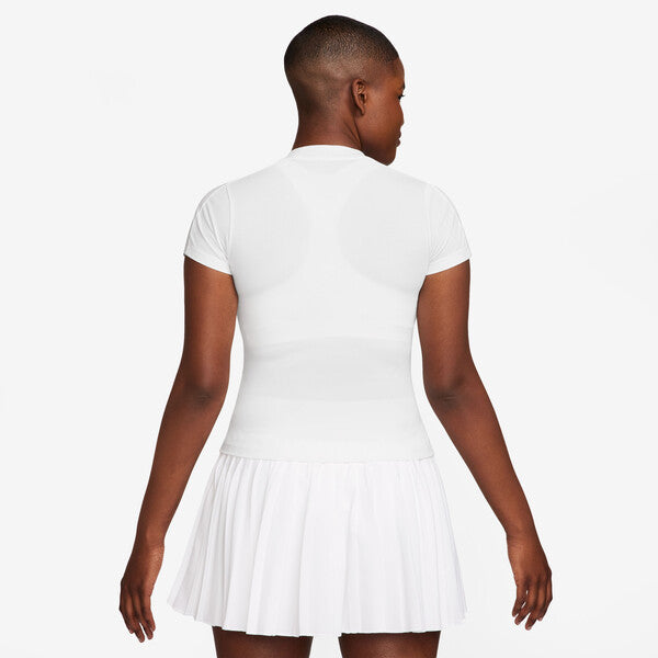 Nike Court Advantage Short Sleeve Top (W) (White)