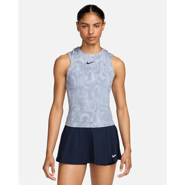 Nike Court Slam Roland Garros Tank (W) (Ashen Slate)