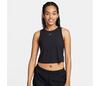 Nike One Classic Cropped Tank (W) (Black)