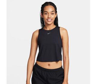 Nike One Classic Cropped Tank (W) (Black)