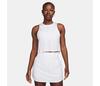 Nike One Classic Cropped Tank (W) (White)
