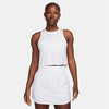 Nike One Classic Cropped Tank (W) (White)