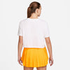 Nike Heritage Short Sleeve Crop Top (W) (White)