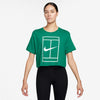 Nike Heritage Short Sleeve Crop Top (W) (Malachite)