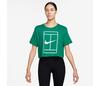 Nike Heritage Short Sleeve Crop Top (W) (Malachite)