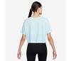 Nike Heritage Short Sleeve Crop Top (W) (Glacier Blue)