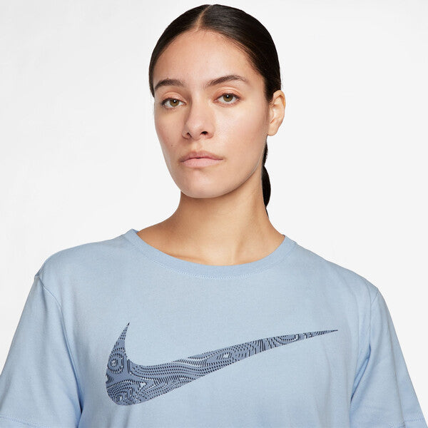 Nike Dri-Fit Slam Short Sleeve Tee (W) (Lt Armory Blue)