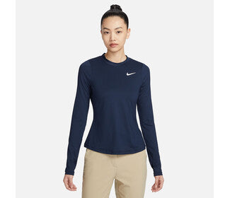 Nike Uv Victory Long Sleeve Printed Top (W) (Navy)