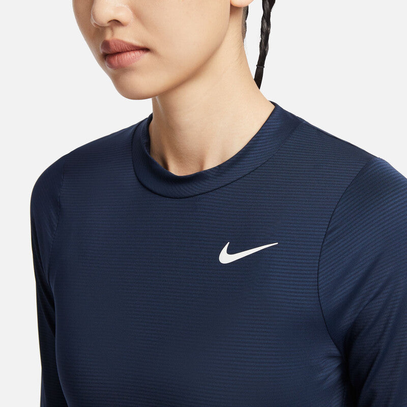 Nike Uv Victory Long Sleeve Printed Top (W) (Navy)