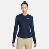 Nike Uv Victory Long Sleeve Printed Top (W) (Navy)