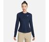 Nike Uv Victory Long Sleeve Printed Top (W) (Navy)