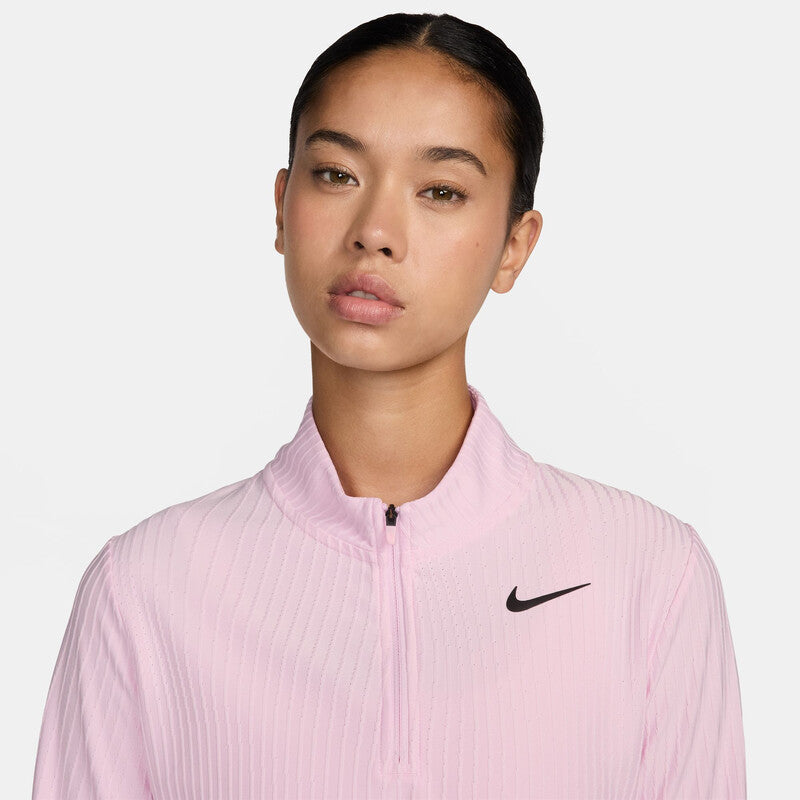 Nike Advantage Tour Half Zip Top (W) (Pink Foam)
