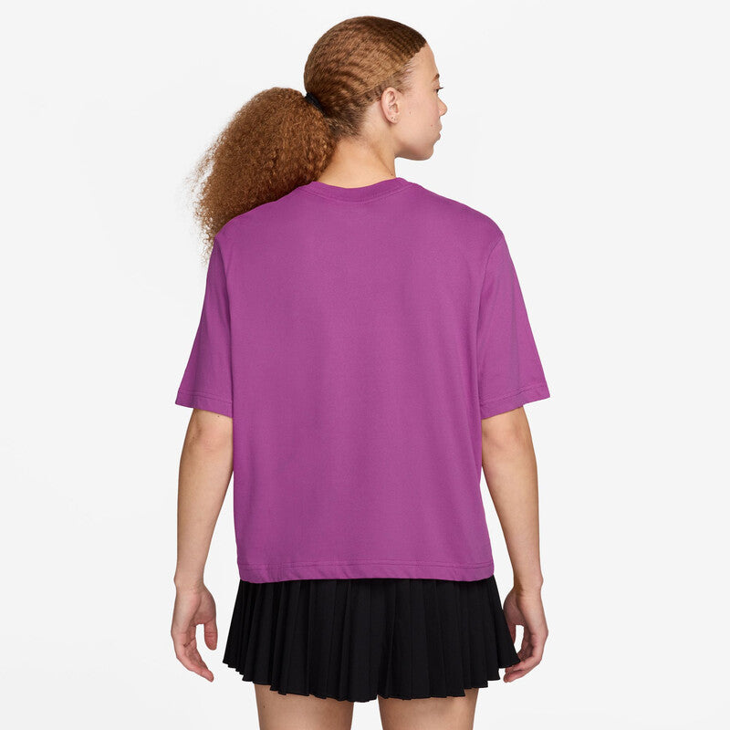 Nike Dri-Fit Slam Tee (W) (Hot Fuchsia)