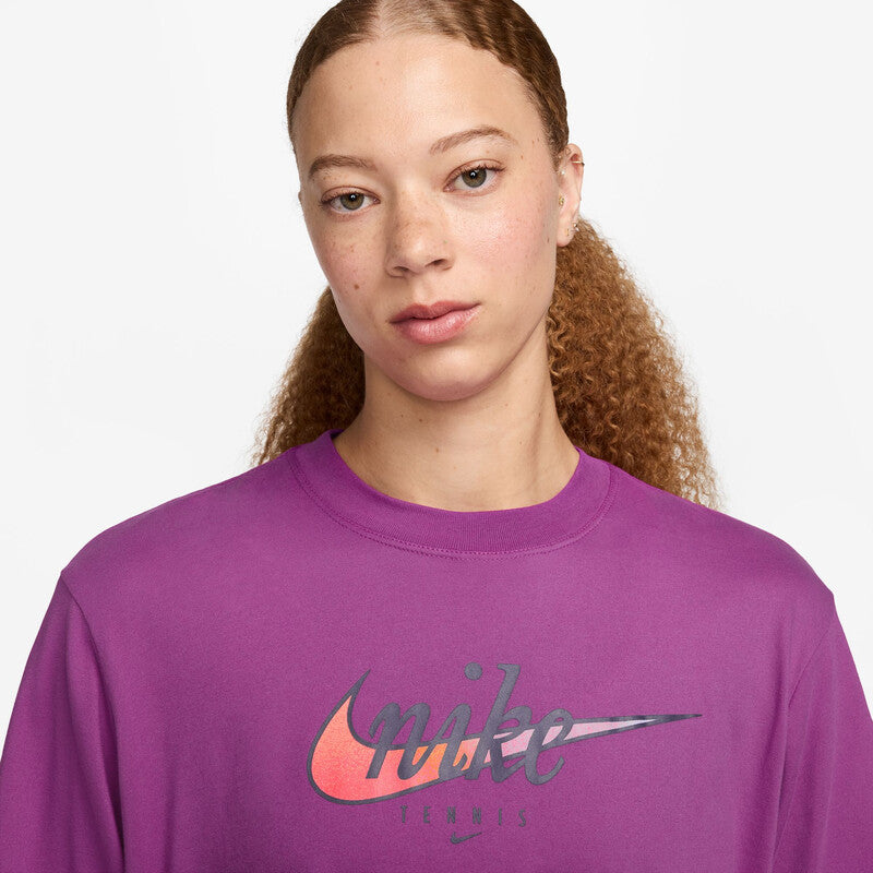 Nike Dri-Fit Slam Tee (W) (Hot Fuchsia)