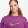 Nike Dri-Fit Slam Tee (W) (Hot Fuchsia)