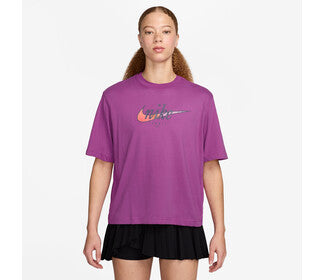 Nike Dri-Fit Slam Tee (W) (Hot Fuchsia)