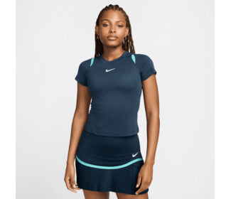 Nike Court Advantage Short Sleeve Top (W) (Armory Navy)