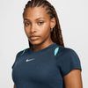 Nike Court Advantage Short Sleeve Top (W) (Armory Navy)