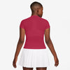 Nike Court Advantage Short Sleeve Top (W) (Mystic Hibiscus)