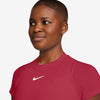 Nike Court Advantage Short Sleeve Top (W) (Mystic Hibiscus)