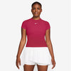 Nike Court Advantage Short Sleeve Top (W) (Mystic Hibiscus)