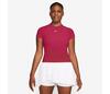 Nike Court Advantage Short Sleeve Top (W) (Mystic Hibiscus)