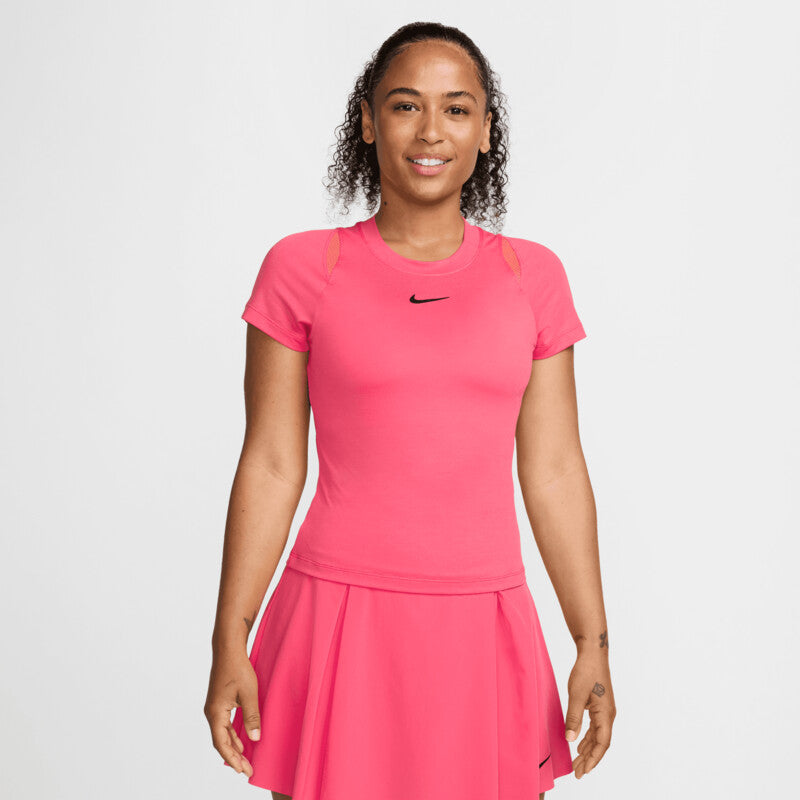 Nike Court Advantage Short Sleeve Top (W) (Aster Pink)