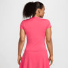 Nike Court Advantage Short Sleeve Top (W) (Aster Pink)