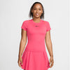 Nike Court Advantage Short Sleeve Top (W) (Aster Pink)