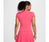 Nike Court Advantage Short Sleeve Top (W) (Aster Pink)
