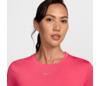 Nike One Classic Short Sleeve Top (W) (Aster Pink)
