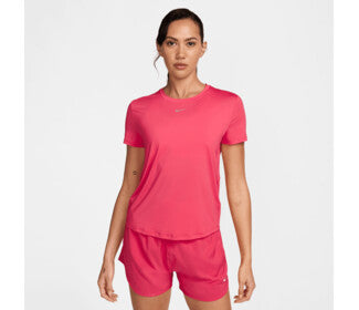 Nike One Classic Short Sleeve Top (W) (Aster Pink)