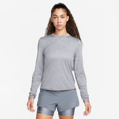 Nike Swift Element Uv Long Sleeve Top (W) (Grey) Nike CN598V-GRY-XL
