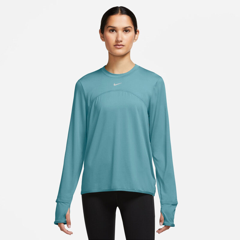 Nike Swift Element Uv Long Sleeve Top (W) (Denim Turquoise)