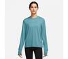 Nike Swift Element Uv Long Sleeve Top (W) (Denim Turquoise)