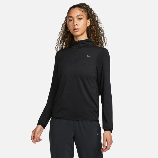 Nike Swift Element Uv 1/4 Zip-Top (W) (Black)