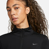 Nike Swift Element Uv 1/4 Zip-Top (W) (Black)