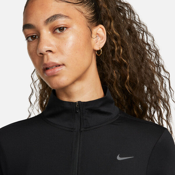 Nike Swift Element Uv 1/4 Zip-Top (W) (Black)