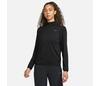Nike Swift Element Uv 1/4 Zip-Top (W) (Black)
