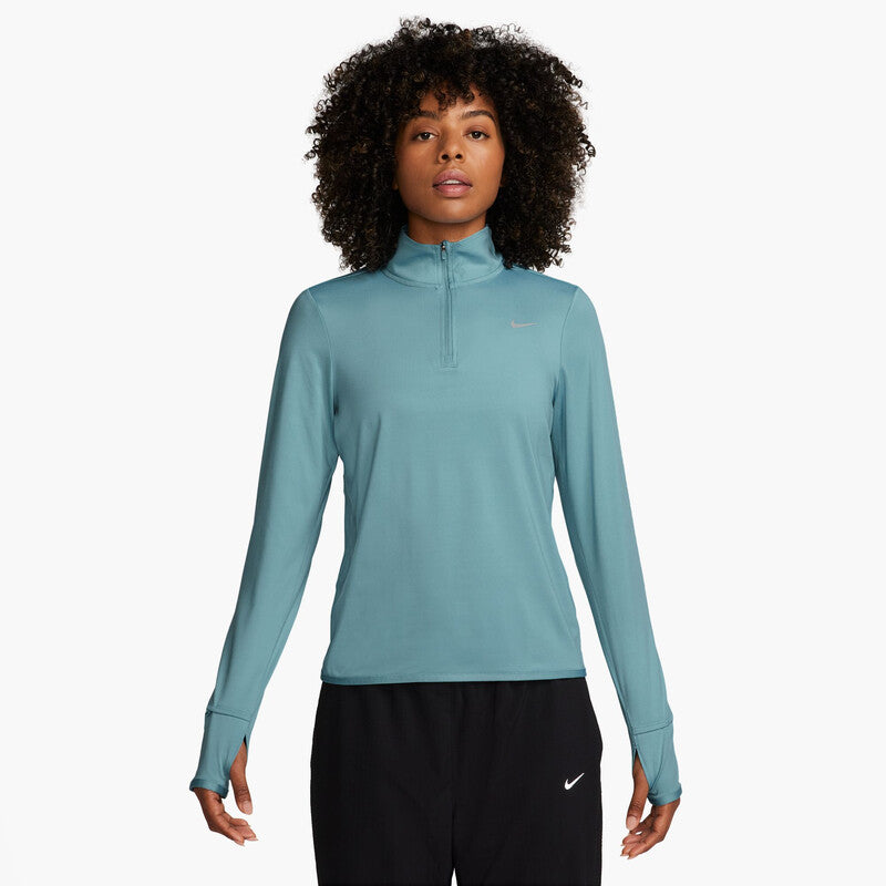 Nike Swift Element Uv 1/4 Zip-Top (W) (Denim Turquoise)