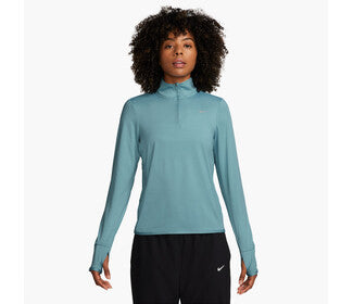 Nike Swift Element Uv 1/4 Zip-Top (W) (Denim Turquoise)