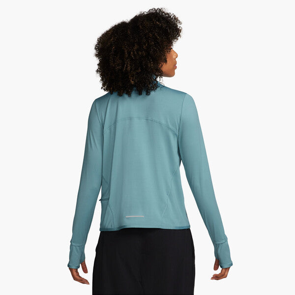 Nike Swift Element Uv 1/4 Zip-Top (W) (Denim Turquoise)