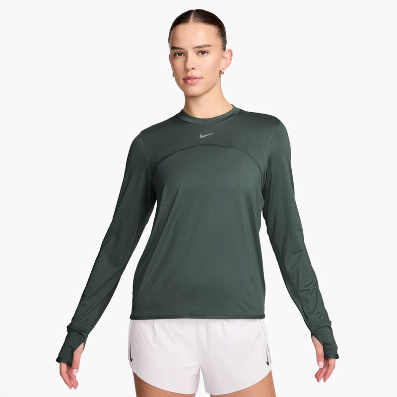 Nike Swift Element Uv Long Sleeve Top (W) (Vintage Green) Nike