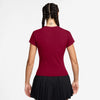 Nike Court Advantage Short Sleeve Top (W) (Red)