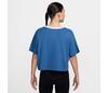 Nike Court Heritage Short Sleeve Cropped Tee (W) (Star Blue)