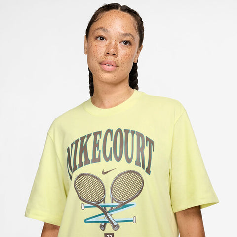 Nike Court Dri-Fit Oz Open Tee (W) (Green)
