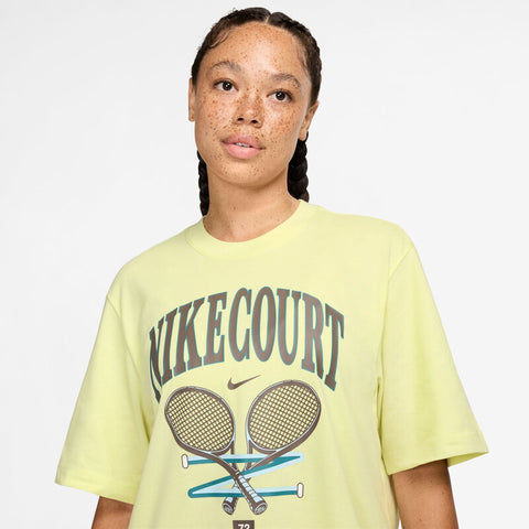 Nike Court Dri-Fit Oz Open Tee (W) (Green)