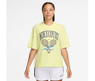 Nike Court Dri-Fit Oz Open Tee (W) (Green)