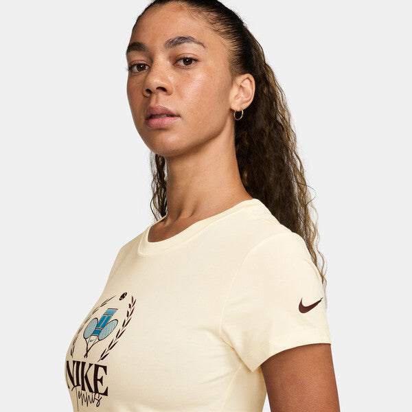 Nike Slam Rg Short Sleeve Tee (W) (Ivory)